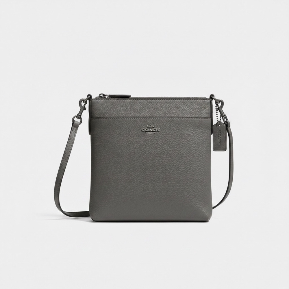 Coach Kitt Messenger Crossbody Bag in Crossgrain Leather